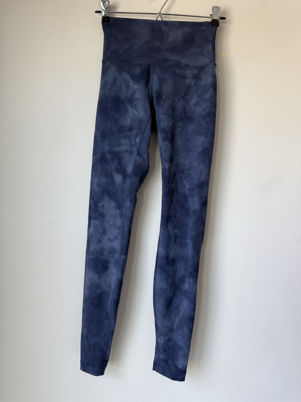 Lululemon Wunder High-Rise Pant 27.5 Diamond Dye Naval Blue Yoga Leggings Size 4